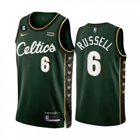 Dres Boston Celtics Bill Russell 6 Nike 2022-23 City Edition Zelena Swingman